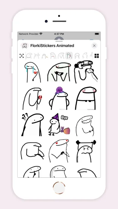 FlorkiStickers Animated! Ekran Görüntüleri