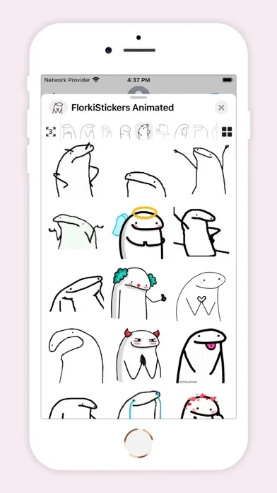 FlorkiStickers Animated! Ekran Görüntüleri