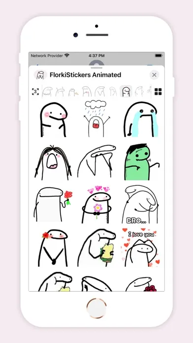 FlorkiStickers Animated! Ekran Görüntüleri