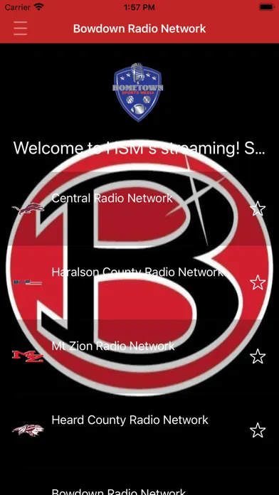 Tangkapan skrin Bowdon Red Devils Network