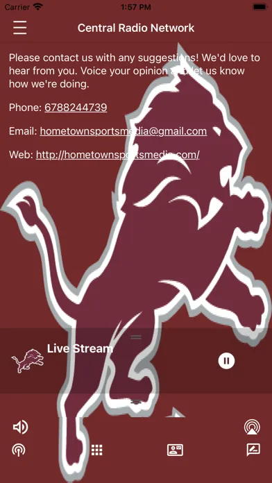 Tangkapan skrin Bowdon Red Devils Network