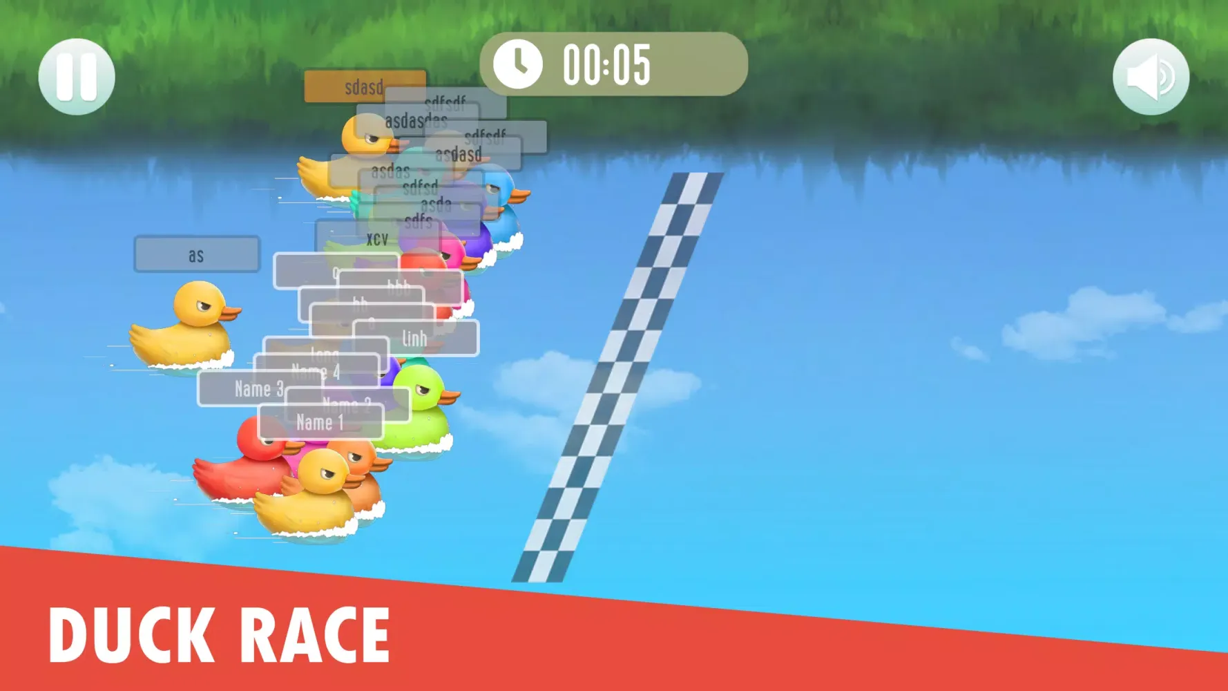 Duck Race: Name Picker Screenshots