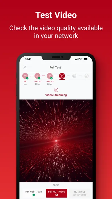 Capturas de tela do SpeedChecker Speed Test