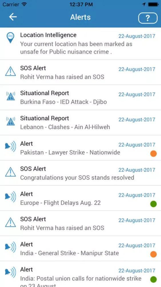 Zrzuty ekranu Broadcast Pro App