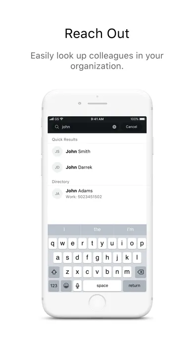UC-One Connect Evaluation Screenshots