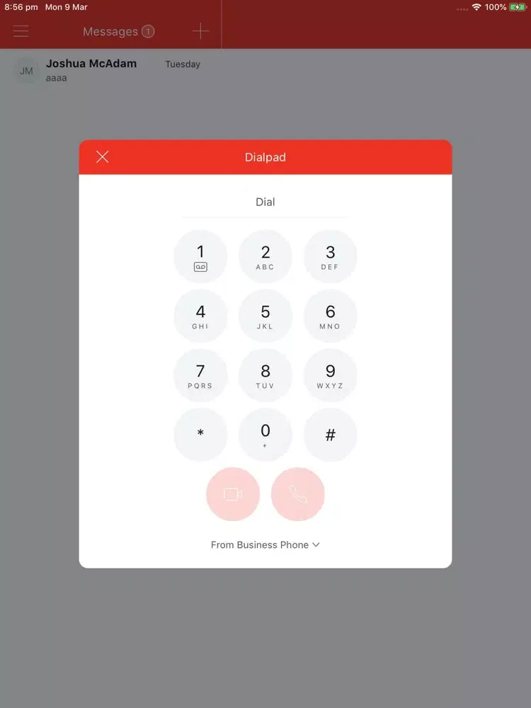 Digicel PNG Hosted PBX iPad  سکرین شاٹس