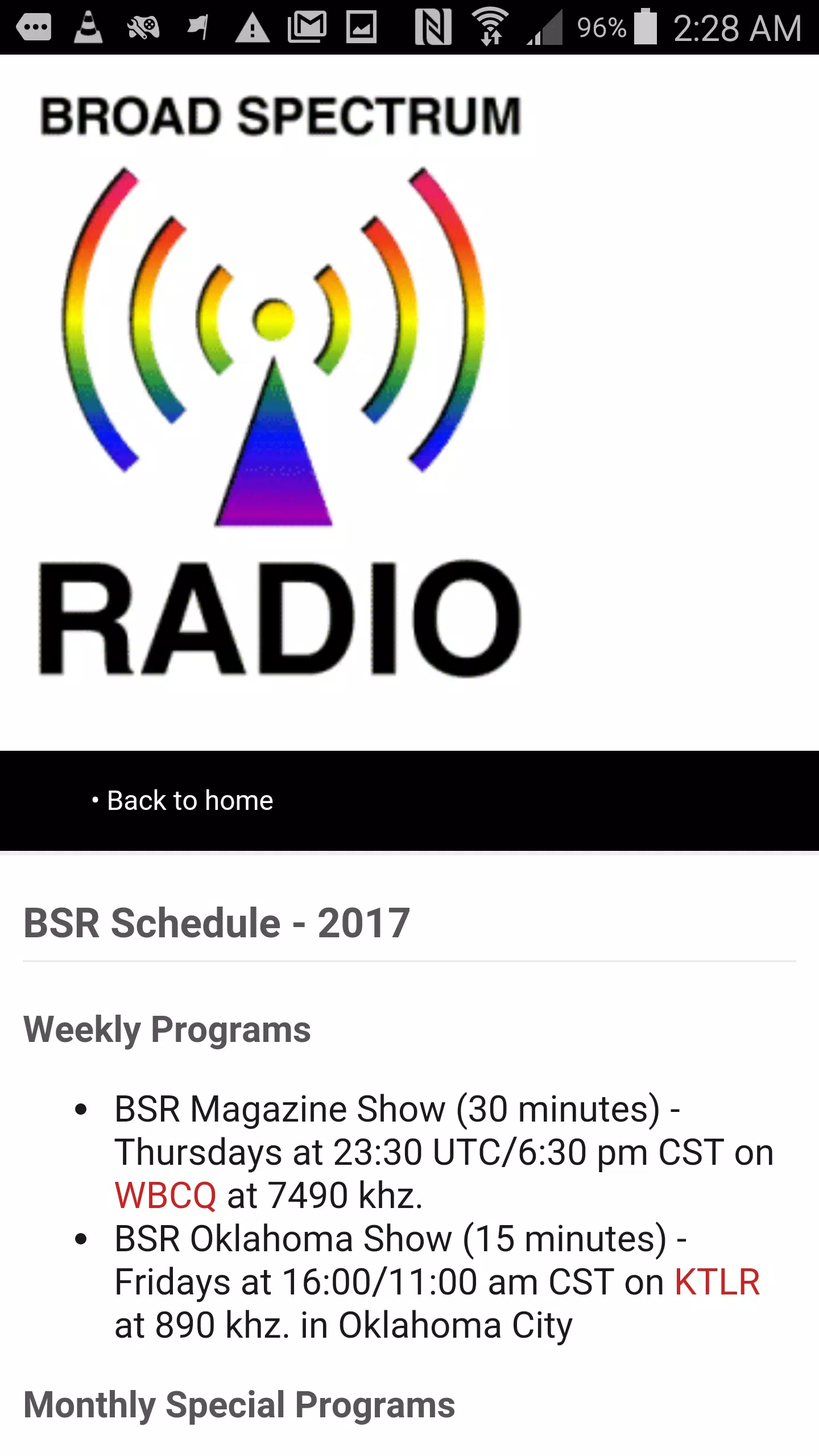 BroadSpectrumRadio-Free Screenshots