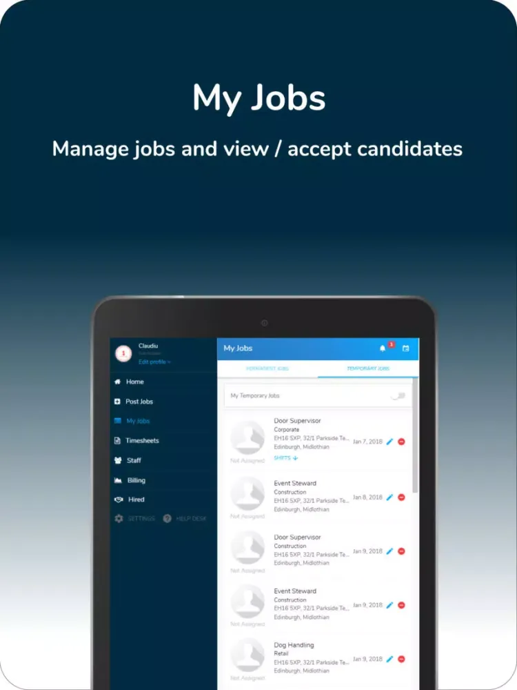 Broadstone Employer iPad  سکرین شاٹس