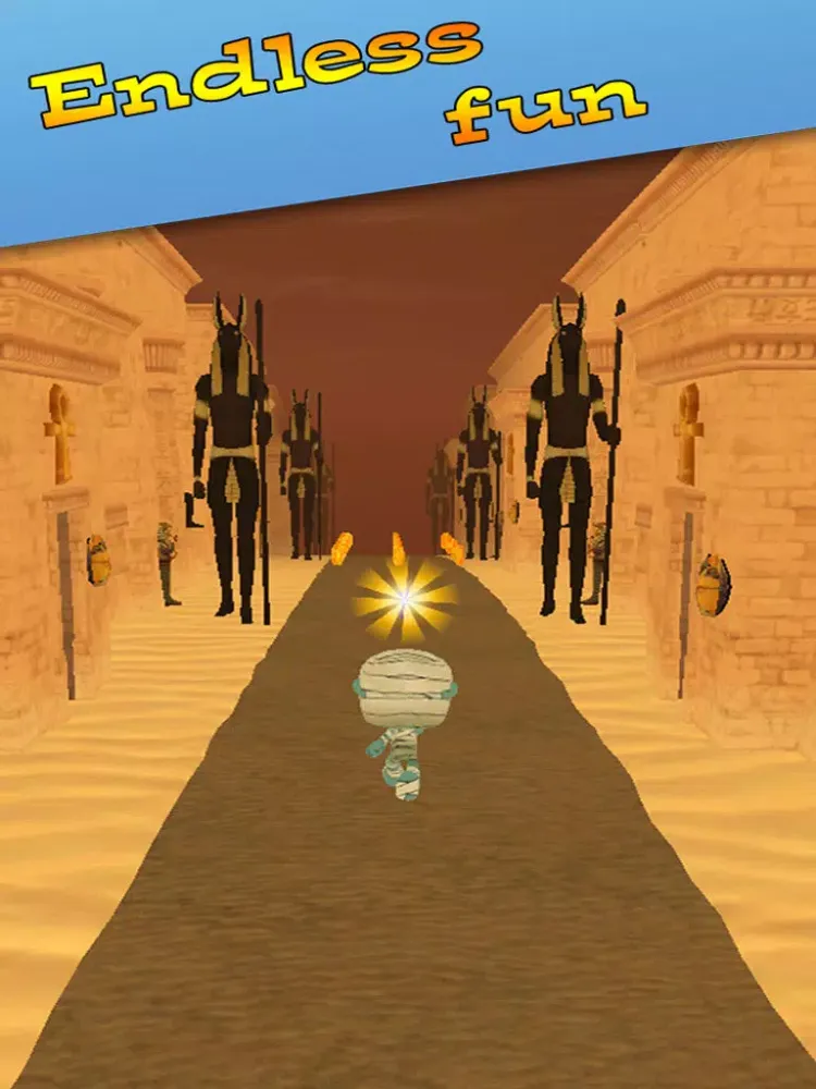 Subway Monsters Rush in Mystery Pharaoh Tomb Mummy - Endless Runner Infinite HD iPad 应用截图