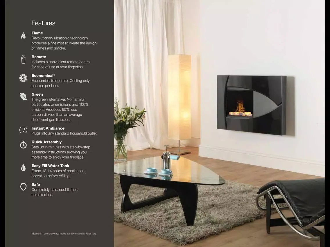 تصاویر Dimplex Electric Fireplaces iPad 