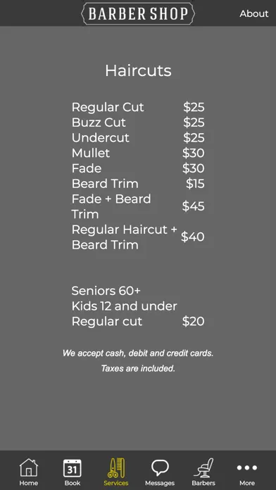 Screenshot di Brock Street Barber