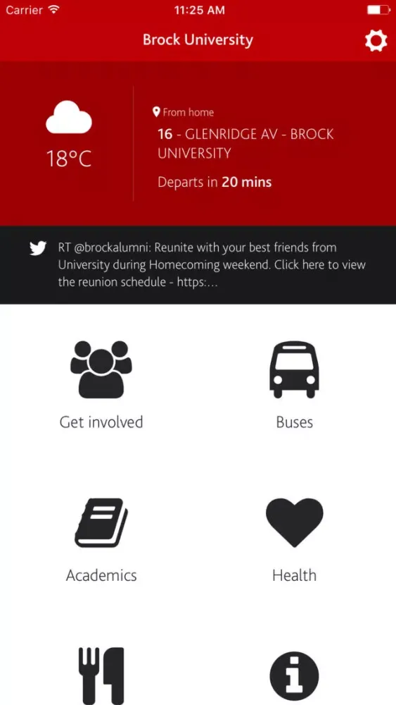 Capturas de pantalla de Brock University