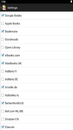 Bookfinder スクリーンショット