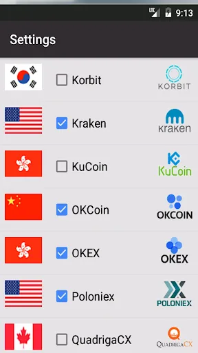 Crypto Arbitrage Screenshots