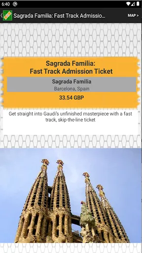 Screenshot di Event Tickets