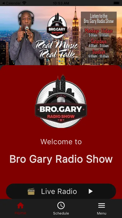 Bro Gary Radio Show スクリーンショット