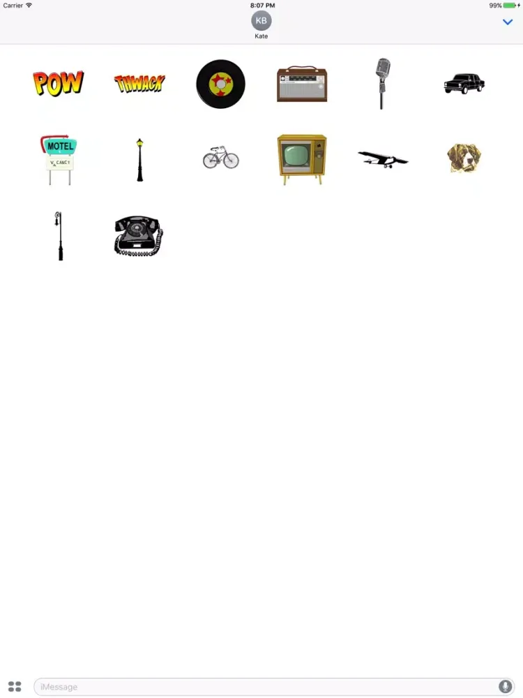 Old Vintage Stickers iPad 應用截圖