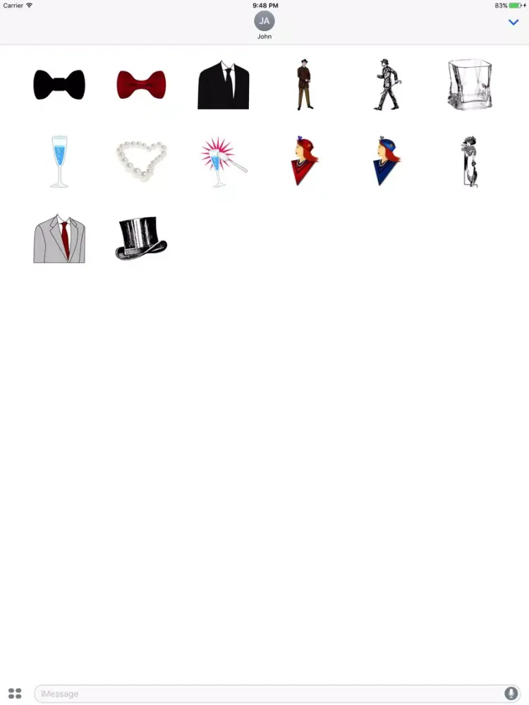 Скриншоты Classy Stickers iPad 
