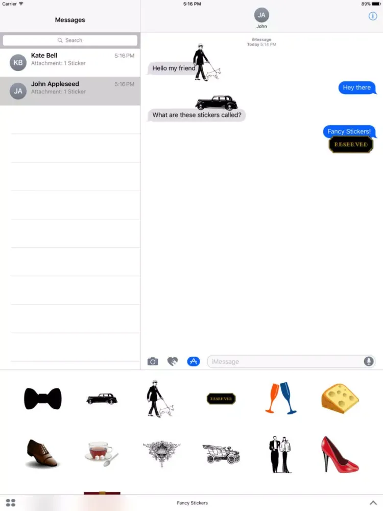 صور Fancy Stickers iPad 