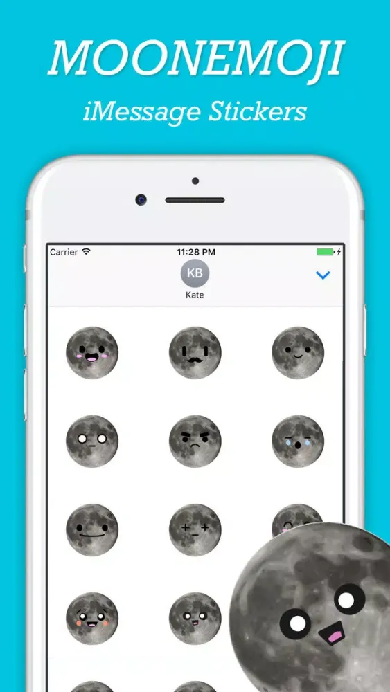 MOONEMOJI - Full Moon Emojis Screenshots