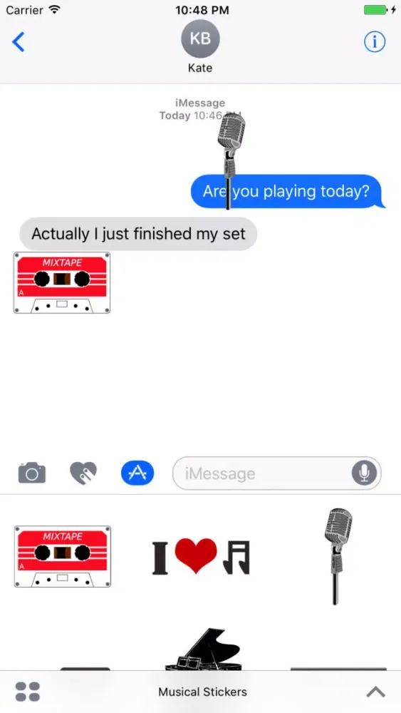 Musical Stickers スクリーンショット