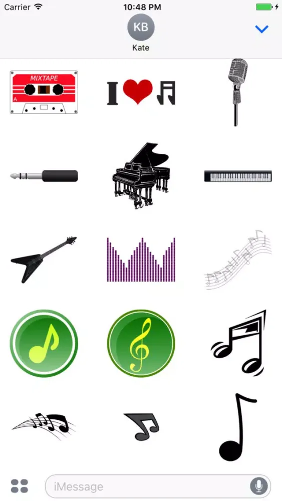 Musical Stickers スクリーンショット