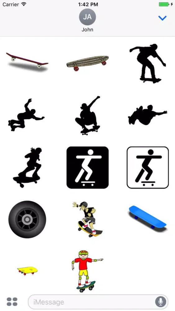 تصاویر Skating Stickers