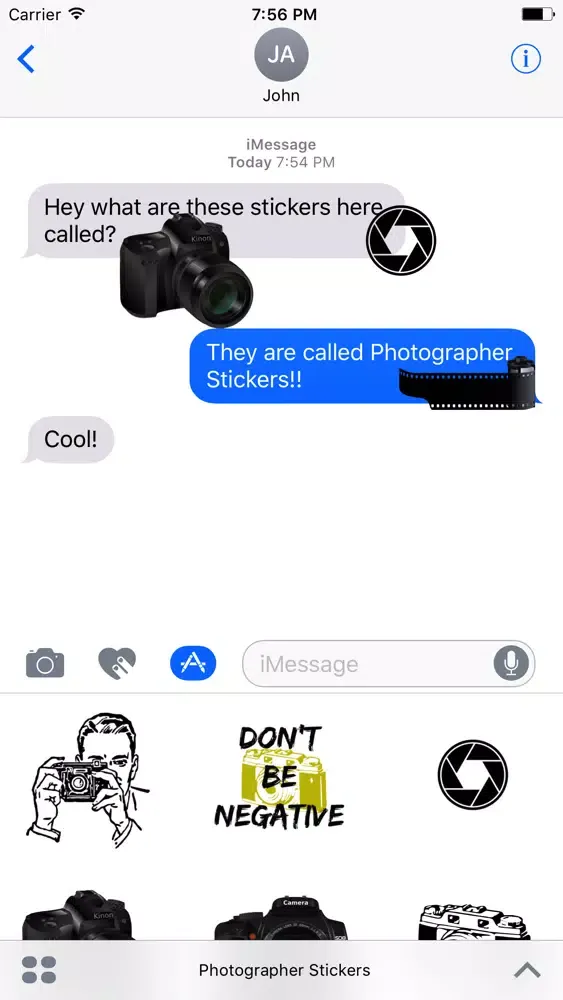 صور Photographer Stickers