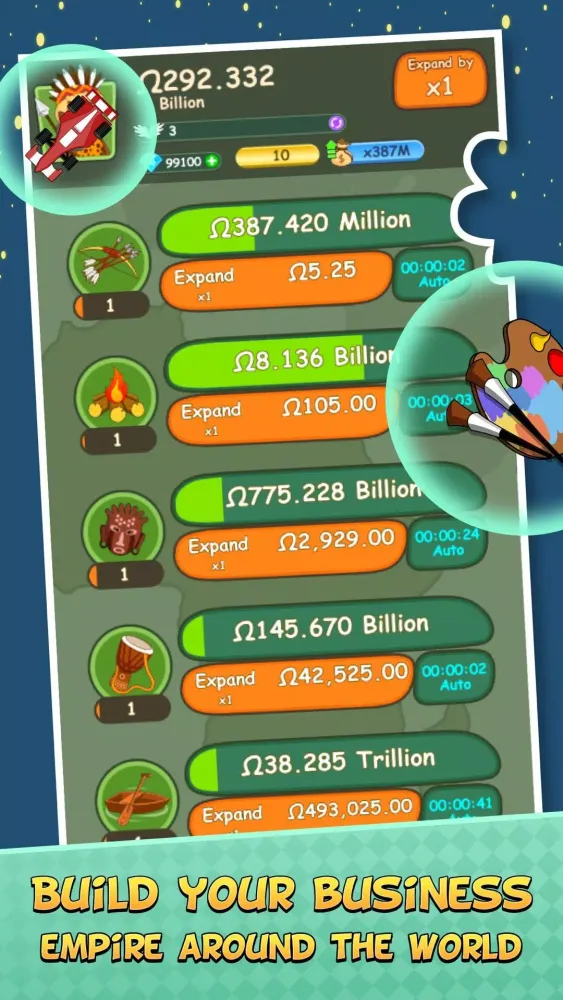 Capturas de tela do Big Capitalist