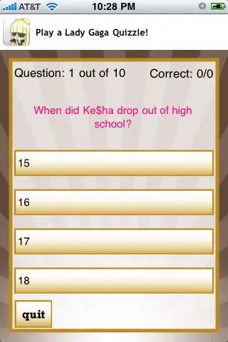 Скриншоты Ke$ha Quizzle™