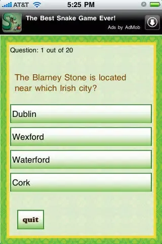 Capturas de pantalla de A St. Patrick's Day Quizzle™