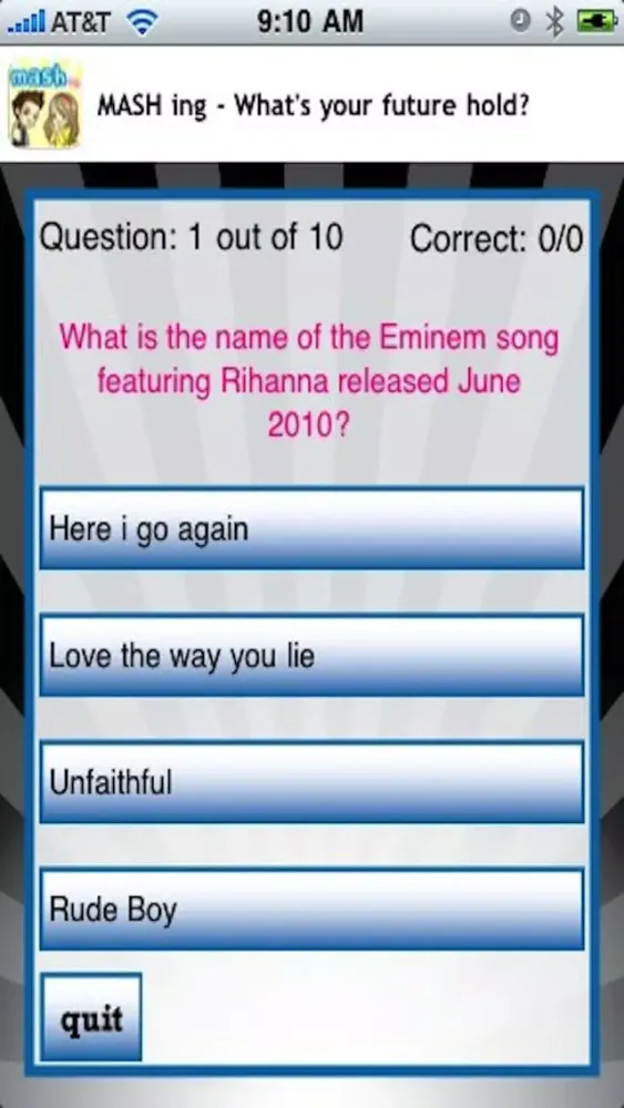 Rihanna Quizzle™ স্ক্রিনশট