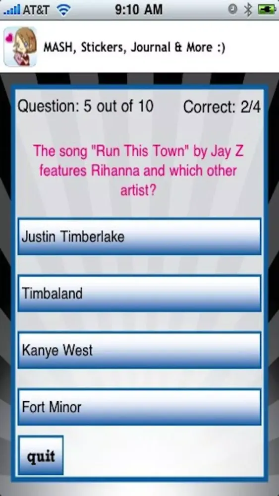 Rihanna Quizzle™ স্ক্রিনশট