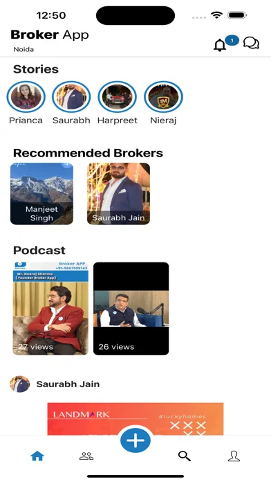 Tangkapan skrin BrokerApp