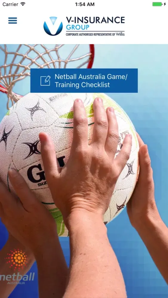 Netball Game Day Checklist स्क्रीनशॉट