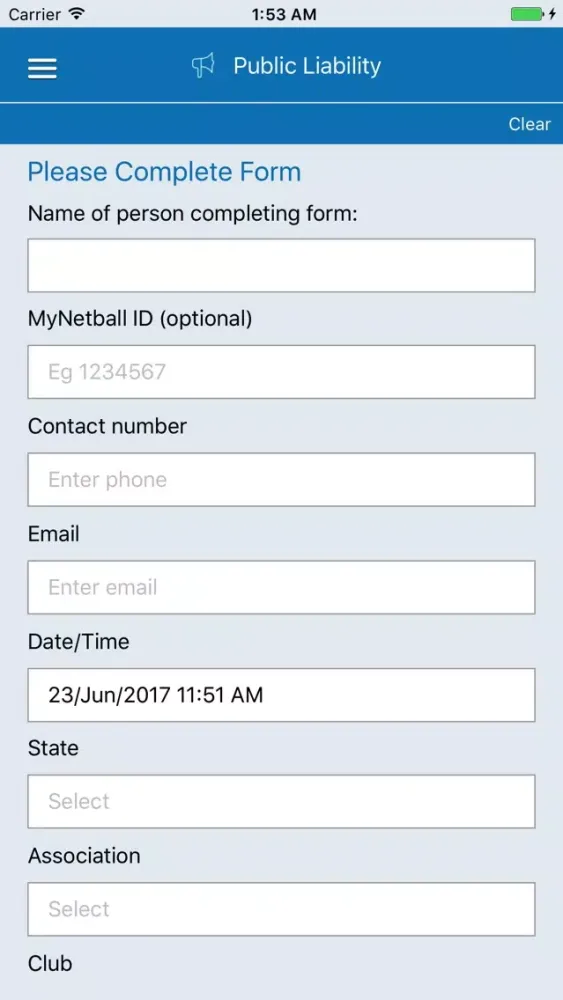 Netball Game Day Checklist स्क्रीनशॉट