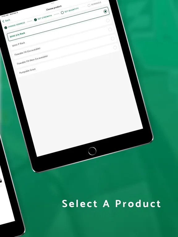 Capturas de pantalla de Advantage Concrete iPad 