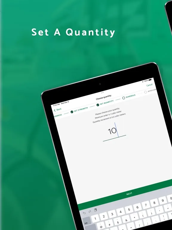 Capturas de pantalla de Advantage Concrete iPad 