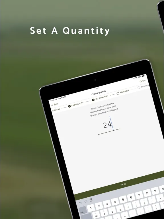 Tangkapan layar Eagle Lake Landscape Supply iPad 