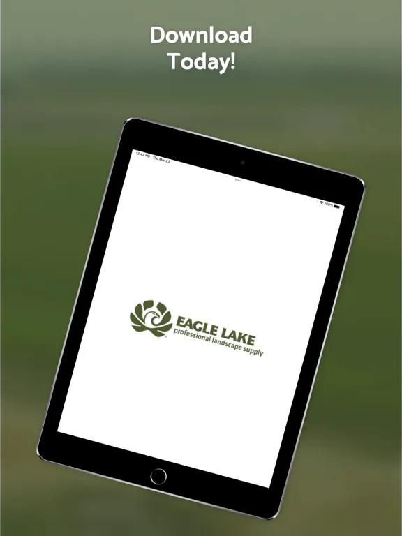 Tangkapan layar Eagle Lake Landscape Supply iPad 