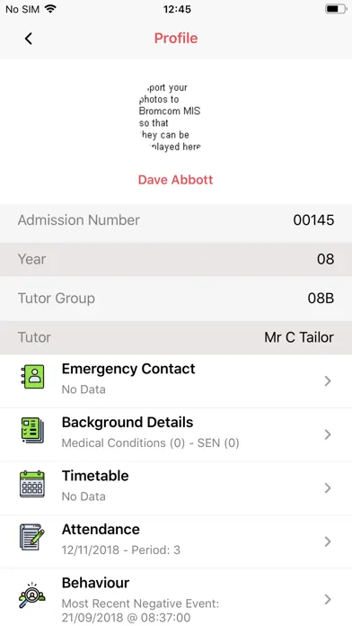 Bromcom Teacher App স্ক্রিনশট