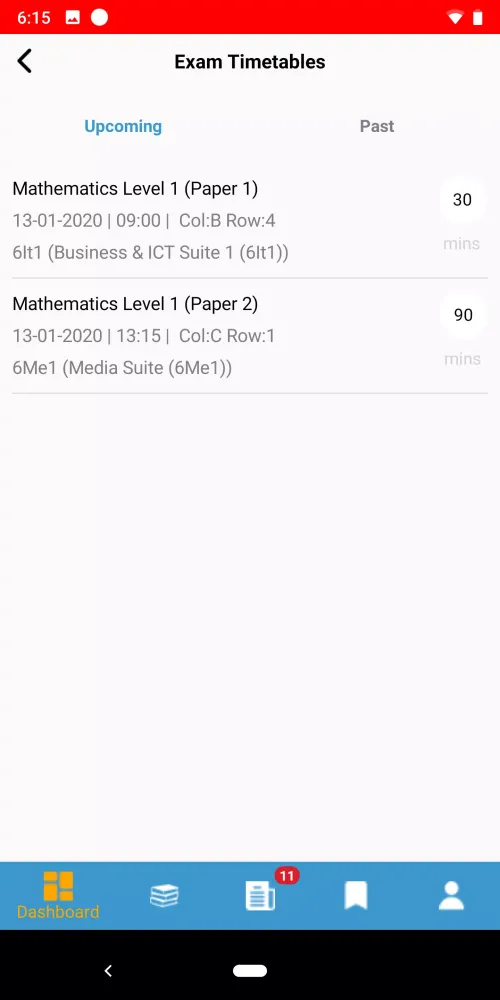 Bromcom Student App Screenshots