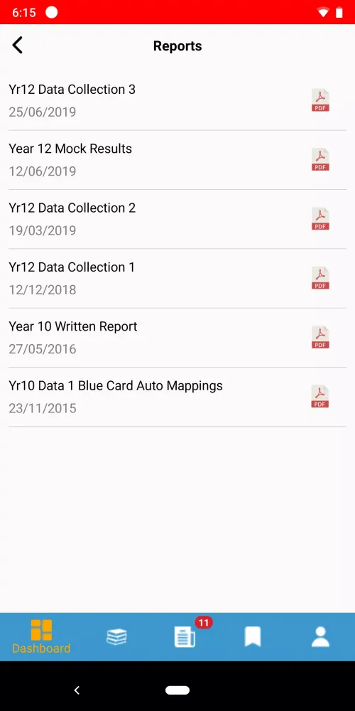 Bromcom Student App Screenshots