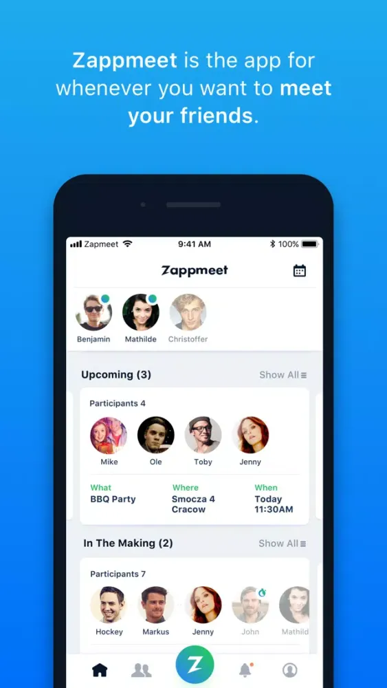 Zappmeet - Meet Your Friends স্ক্রিনশট