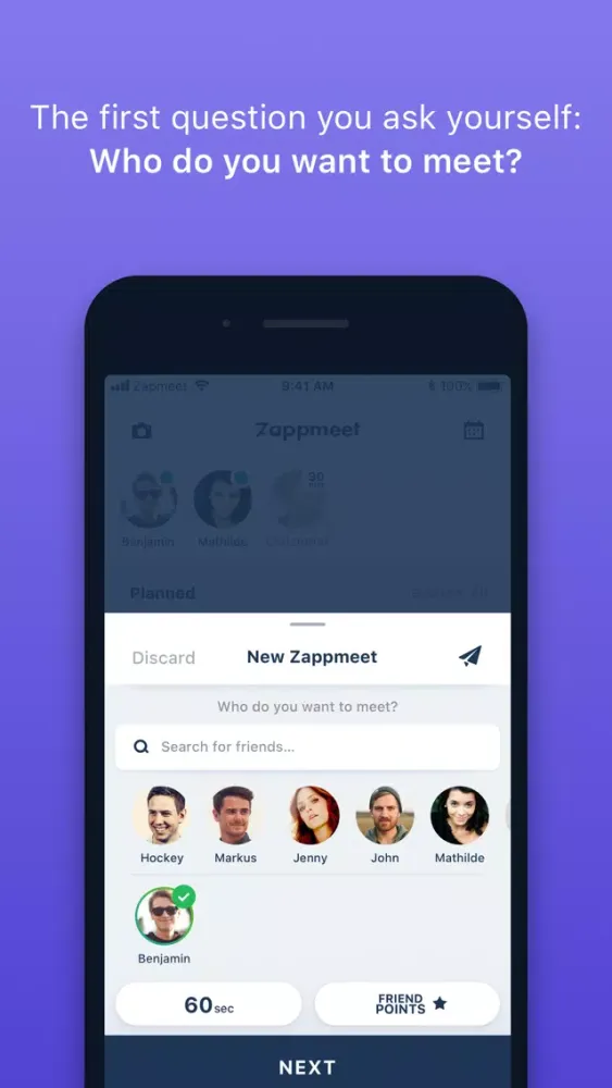 Zappmeet - Meet Your Friends স্ক্রিনশট