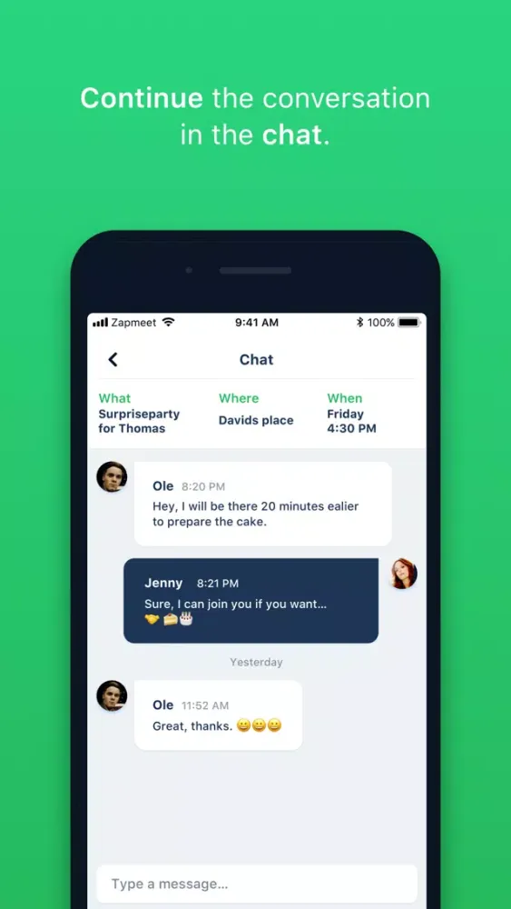 Zappmeet - Meet Your Friends স্ক্রিনশট
