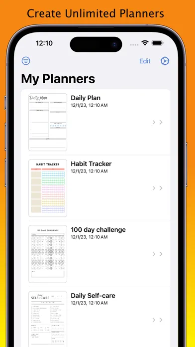 Скриншоты Daily Planner Diary