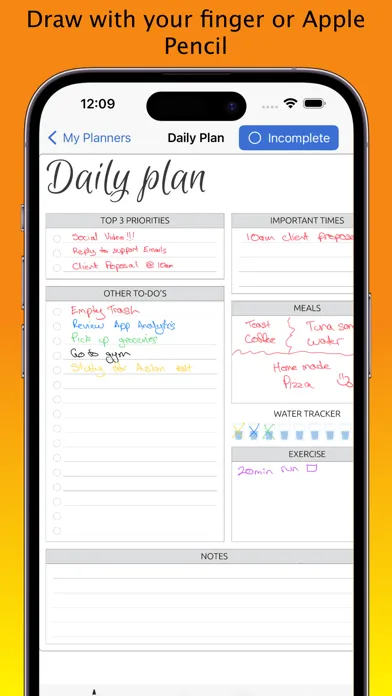 Скриншоты Daily Planner Diary