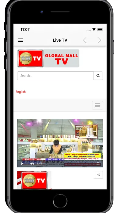 Captures d'écran de Global Mall TV