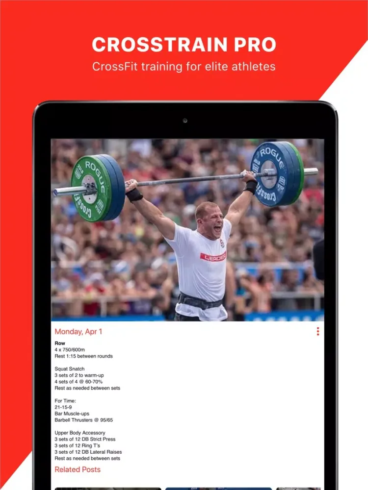 Capturas de pantalla de Open Gym: Training Programs iPad 